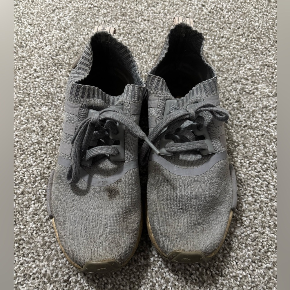 Adidas NMD Gray Primeknit Shoes